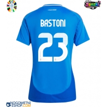 Ženski Nogometni dresi Italija Alessandro Bastoni #23 Domači EP 2024 Kratek Rokav